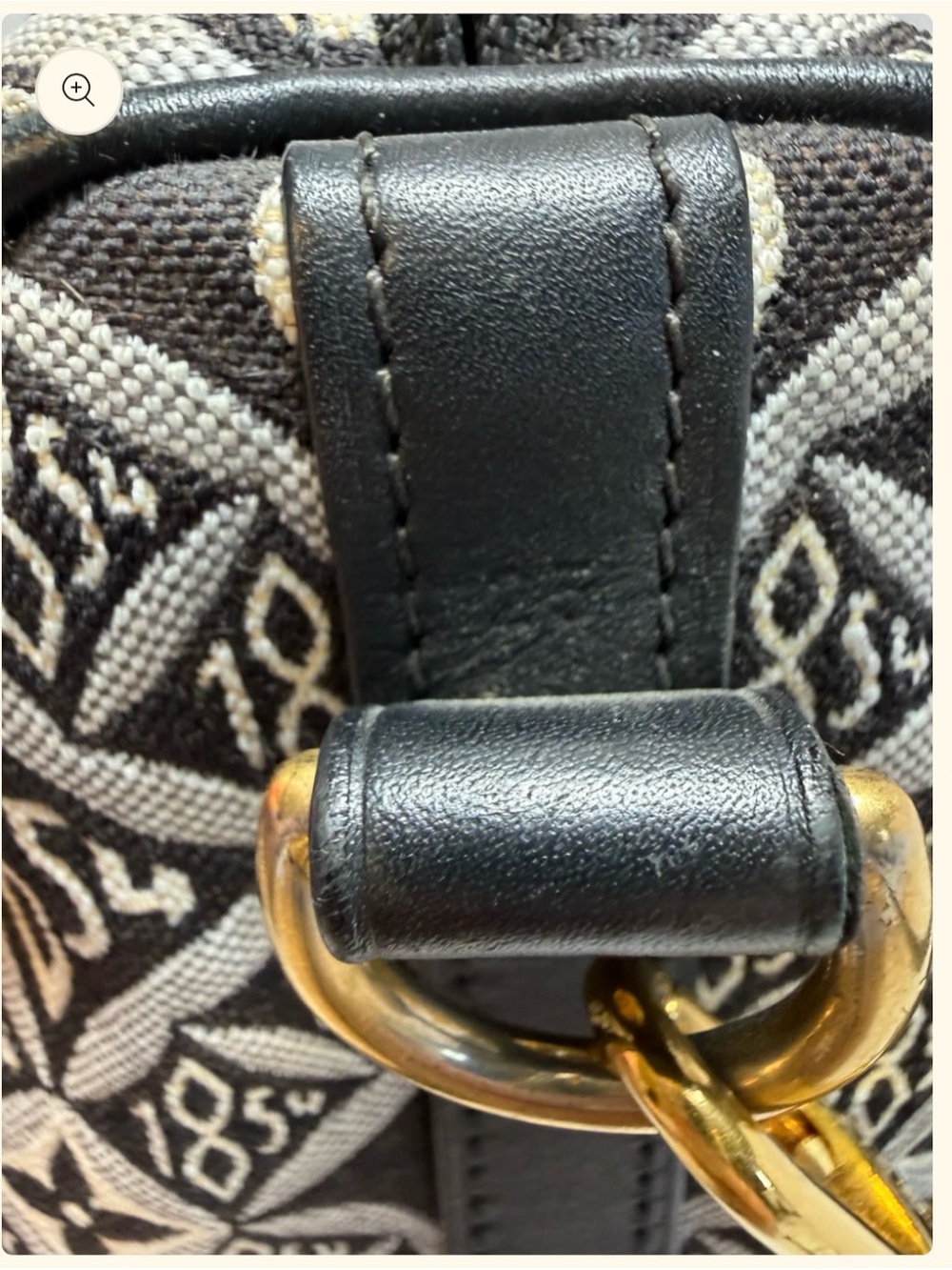 Authentic: Louis Vuitton Speedy 25 Bandoulière 1854 Monogram Jacquard - Picture 12 of 13